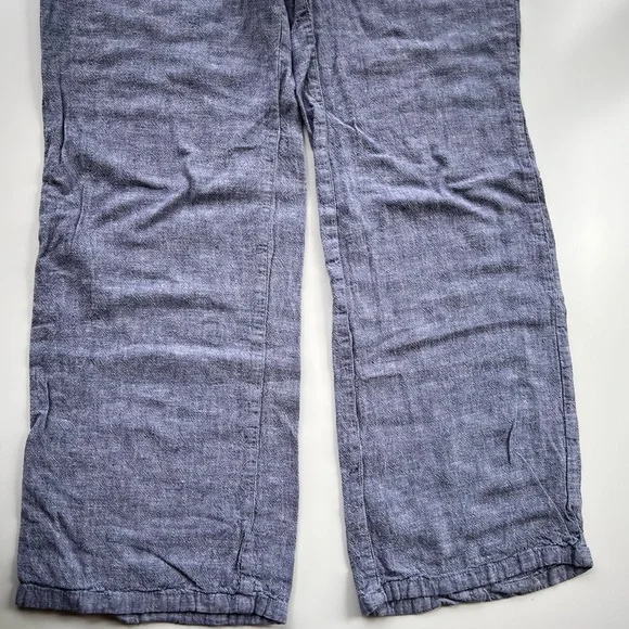 Linen Blue Style Pants - Picture 5 of 5